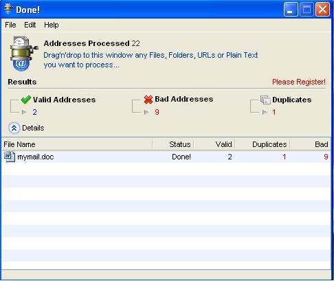email extractor 6.6